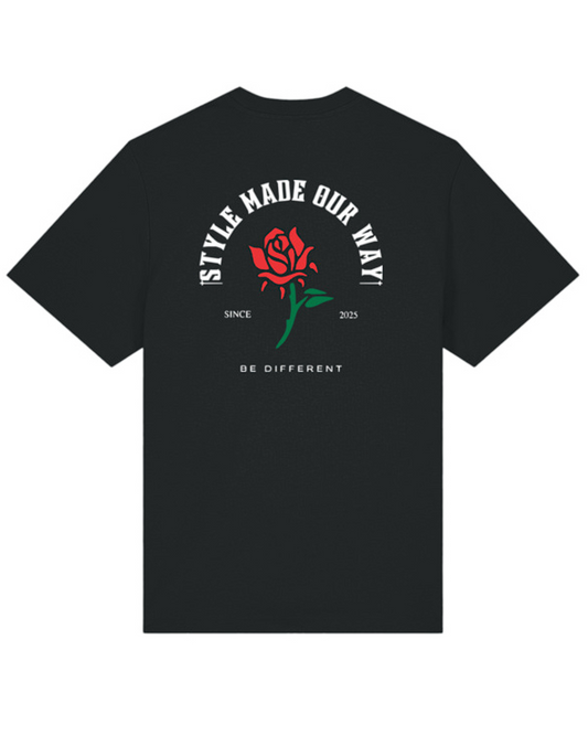 Style Made Our Way T-Shirt - Schwarz