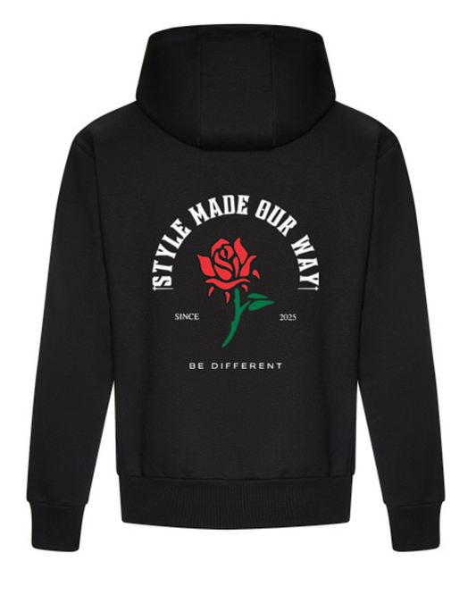 Style Made Our Way Kapuzenpullover - Schwarz
